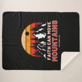 Der Glaube kann die Bibel der Berge bewegen Sherpadecke (Vorderseite (Horizontal))