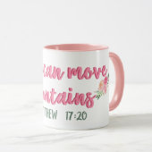 Der Glaube kann die Gebirgsschrift bewegen // Bibe Tasse (VorderseiteRechts)