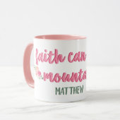 Der Glaube kann die Gebirgsschrift bewegen // Bibe Tasse (Vorderseite Links)