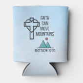 Der Glaube kann Gebirge Christliches biblisches Zi Dosenkühler (Vorderseite)
