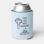 Der Glaube kann Gebirge Christliches biblisches Zi Dosenkühler (Kanne Rückseite)