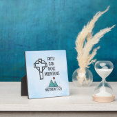 Der Glaube kann Gebirge Christliches biblisches Zi Fotoplatte (InSitu)