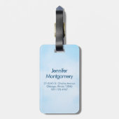 Der Glaube kann Gebirge Christliches biblisches Zi Gepäckanhänger (Rückseite vertikal)