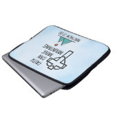 Der Glaube kann Gebirge Christliches biblisches Zi Laptopschutzhülle (Vorne Knopf)