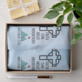 Der Glaube kann Gebirge Christliches biblisches Zi Seidenpapier (Geschenk)