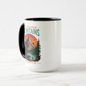 Der Glaube kann Gebirge im Freien bewegen Christli Tasse (Vorderseite Links)