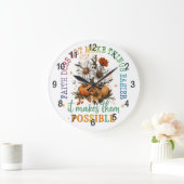 Der Glaube nicht... Große Wanduhr (Zuhause)