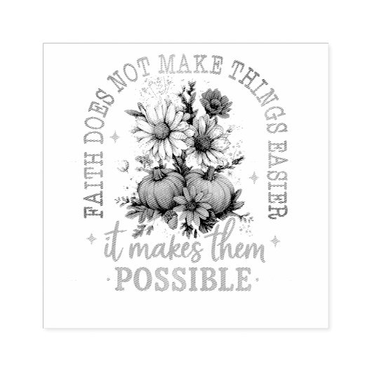 Der Glaube nicht... Gummistempel (Prägung)