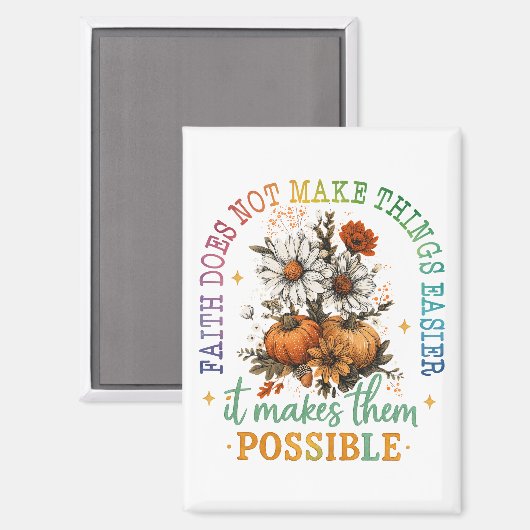 Der Glaube nicht... Magnet (Vorderseite/Rückseite)