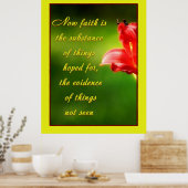 Der Glaube Poster (Küche)