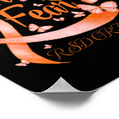 Der Glaube über Angst Rsd Crps Butterfly Poster (Ecke)