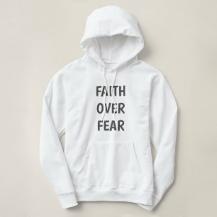 Der Glaube über die Angst der Frauen inspiriert Hoodie