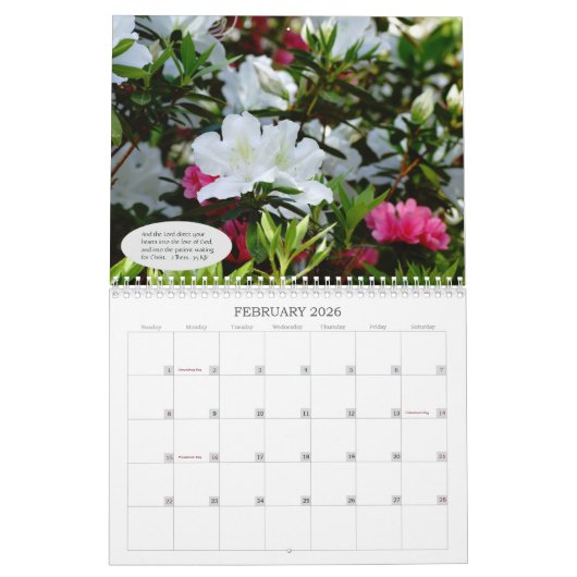 Der Glaube und sein Inspirationskalender Kalender (Feb 2026)