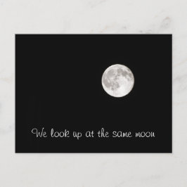 Der gleiche Mond Postkarte