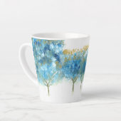 Der Gletscherblauer Kaffee-Cup im Winter Milchtasse (Linke Ecke)