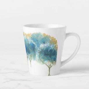 Der Gletscherblauer Kaffee-Cup im Winter Milchtasse