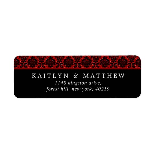 Der Glitzer Damask Las Vegas Wedding Collection (Vorne)