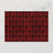 Der Glitzer Damask Las Vegas Wedding Collection Begleitkarte (Rückseite)