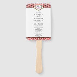 Der Glitzer Damask Las Vegas Wedding Collection Fächer