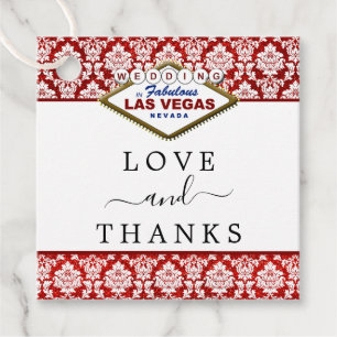 Der Glitzer Damask Las Vegas Wedding Collection Geschenkanhänger