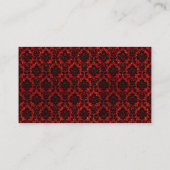 Der Glitzer Damask Las Vegas Wedding Collection Platzkarte (Rückseite)