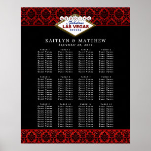 Der Glitzer Damask Las Vegas Wedding Collection Poster