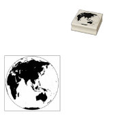 Der Globale Impressum in Asien Gummistempel (Stempel)