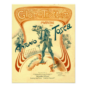 Der Globe Trotter Fotodruck