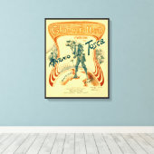 Der Globe Trotter Leinwanddruck (Insitu (Holzboden))