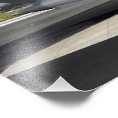 Der Globemaster III der C-17 sitzt auf der Fluglin Fotodruck (Ecke)