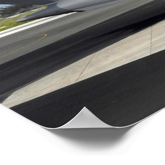 Der Globemaster III der C-17 sitzt auf der Fluglin Poster (Ecke)