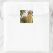 Der Glockenturm Quadratischer Aufkleber (Tasche)
