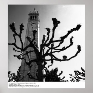 Der Glockenturm von Plaza, Uc Berkeley, 1964 Poster
