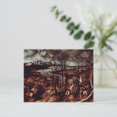 Der Gloomy Day (Monat Februar oder März) von Bru Postkarte (Stehend Vorderseite)