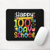Der glückliche 100. Schullehrertag Kinder 100 Tage Mousepad (Mit Mouse)