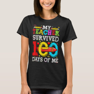 Der glückliche 100. Schultag meines Lehrers überle T-Shirt