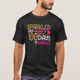 Der glückliche 100. Tag spaltete mir bis 100 Tage T-Shirt