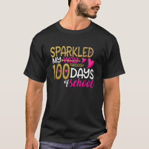 Der glückliche 100. Tag spaltete mir bis zu 100 Ta T-Shirt