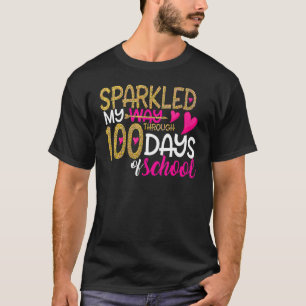 Der glückliche 100. Tag spaltete mir bis zu 100 Ta T-Shirt