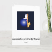 Der glückliche 1. Vatertag Karte (Rückseite)