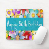 Der glückliche 50. Geburtstag Mousepad der Diva (Mit Mouse)