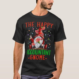 Der glückliche Buchhalter erhält Weihnachtsbuchhal T-Shirt