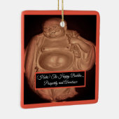 Der glückliche Buddha Keramikornament (Rechts)
