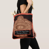 Der glückliche Buddha Tasche (Von Nahem)