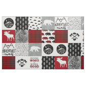 Der glückliche Camper-Stoff Stoff (Fat Quarter (45,7 x 55,9 cm))