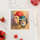 Der glückliche Clown Serviette (Beispiel)