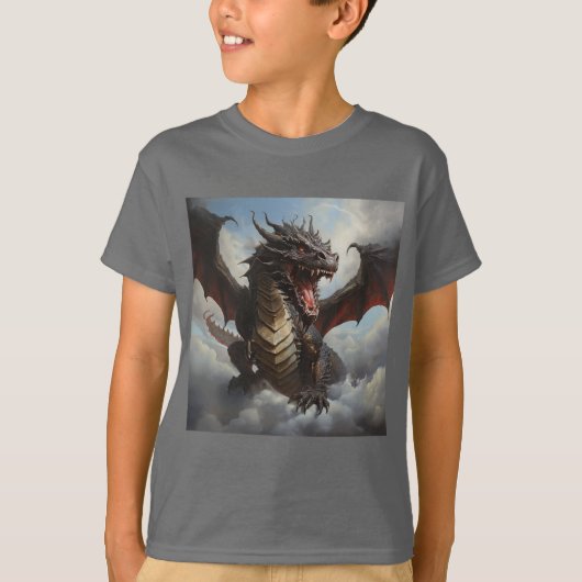 Der glückliche Drache T-Shirt (Vorderseite)