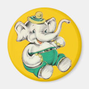 Der glückliche Elefant-Magnet Magnet