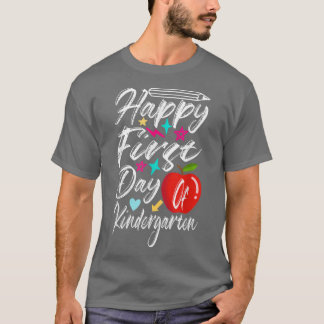 Der glückliche erste Kindergartenlehrer Stu T-Shirt