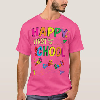 Der glückliche erste Schultag T-Shirt